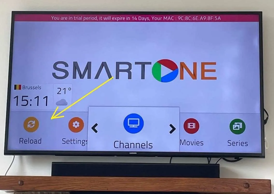 Confirmation de configuration