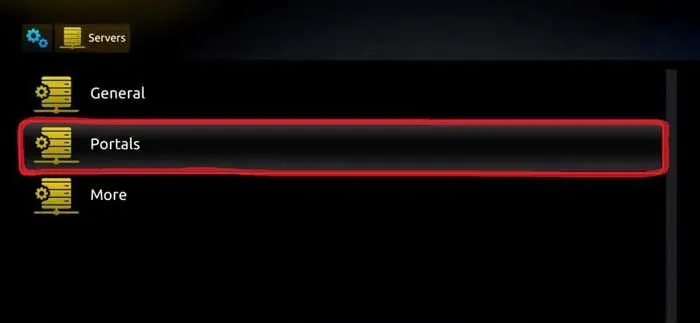 Configuration Portail MAG