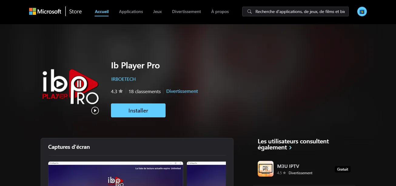Téléchargement IBO Player sur Windows/Mac