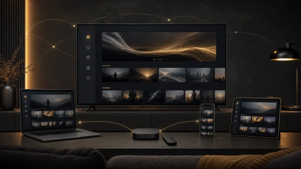 Smart TV, Fire TV, smartphone et ordinateur compatibles avec une IPTV à l’étranger